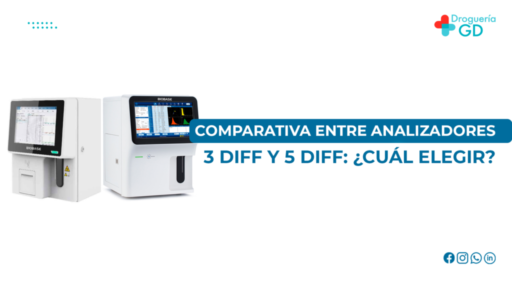 Comparativa entre analizadores hematológicos 3 diff y 5 diff: ¿cuál elegir?